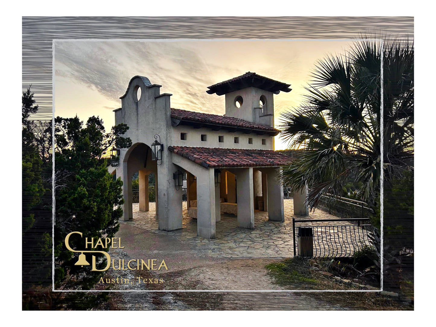 Chapel Dulcinea at Dusk Post Card 5x7