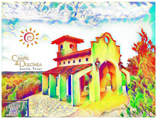 Chapel Dulcinea Post Card Watercolor 5x7