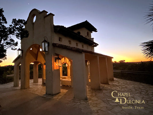 Chapel Dulcinea at Sunset Post Card 5x7